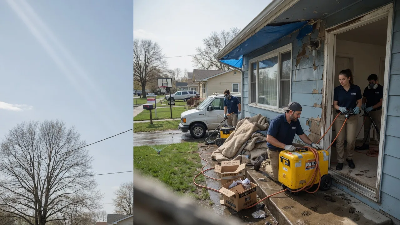 Basement Flood Cleanup in Marietta, OK near me